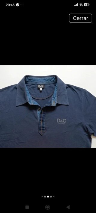 Polo D&G Dolce & Gabbana Azul Marino Talla L