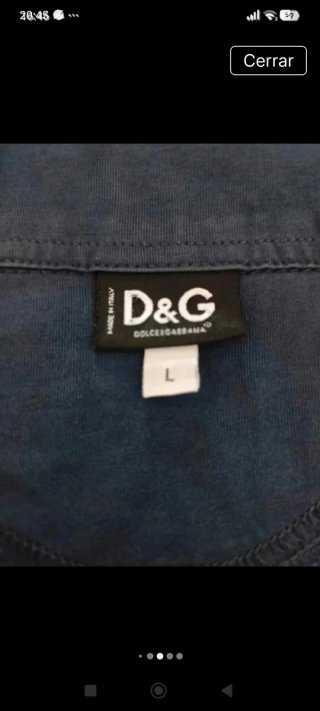 Polo D&G Dolce & Gabbana Azul Marino Talla L