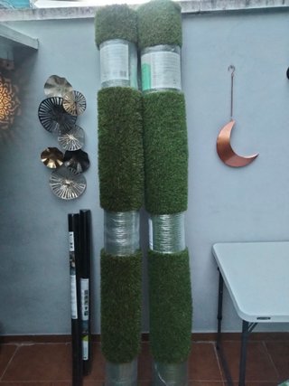 2 rotoli di erba artificiale 2x5m