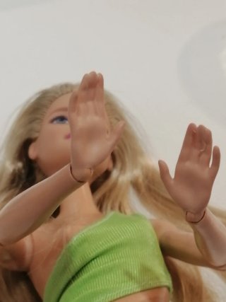Barbie made to move