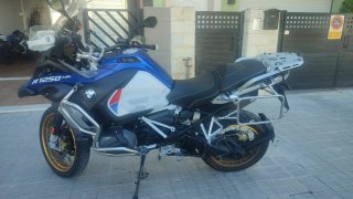 BMW R1250 GS Adventure Moto Azul/Negra
