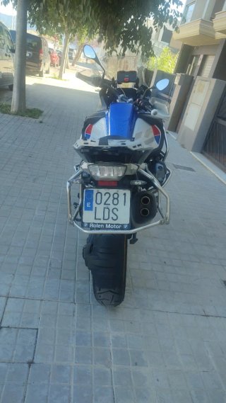 BMW R1250 GS Adventure Moto Azul/Negra