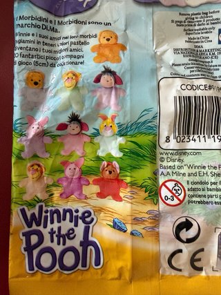 Disney WINNIE THE POOH Morbidini