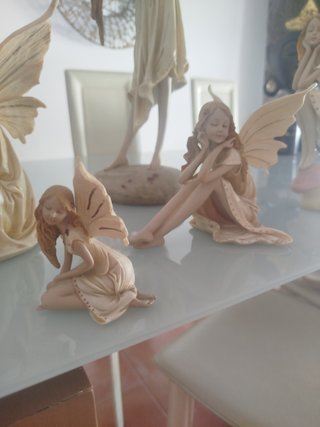 Conjunto de 5 figuras de hadas