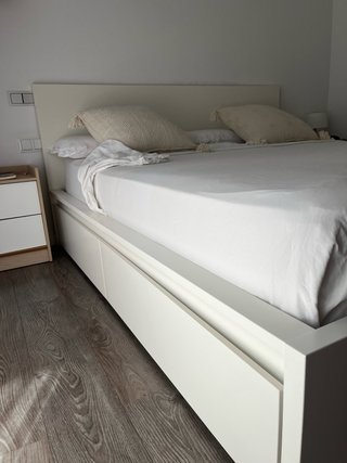 Estructura cama MALM IKEA con 2 cajones