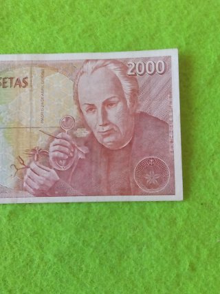 Billete 2000 Pesetas España 1992