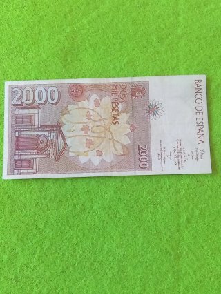 Billete 2000 Pesetas España 1992