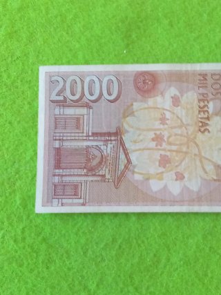 Billete 2000 Pesetas España 1992