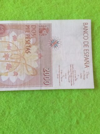 Billete 2000 Pesetas España 1992