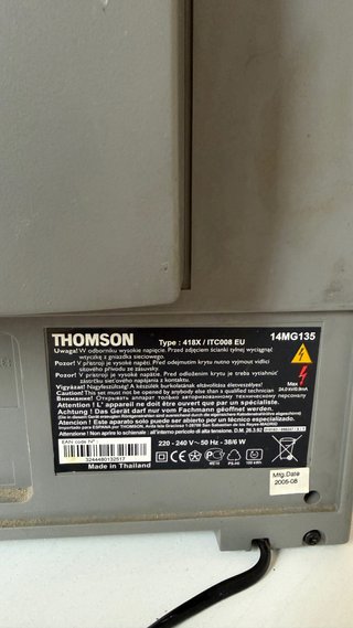Televisor Thomson 14 pulgadas