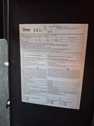 Stufa a infrarossi a gas Bimar 4.2 kW