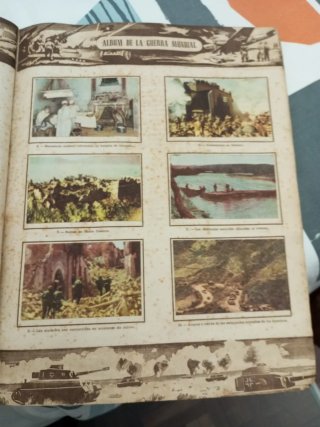 Álbum de cromos Álbum de la Guerra Mundial