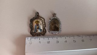 2 Medallas Religiosas Antiguas