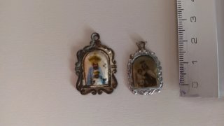 2 Medallas Religiosas Antiguas