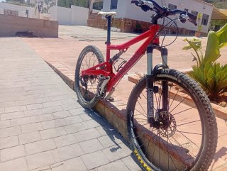 Bicicleta Montaña Cannondale Rush Talla M Roja