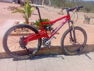 Bicicleta Montaña Cannondale Rush Talla M Roja