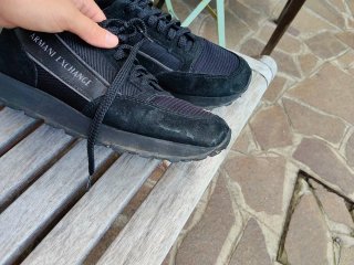 Scarpe Armani Exchange uomo nere