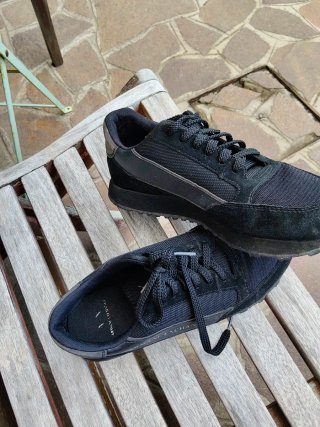 Scarpe Armani Exchange uomo nere