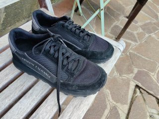 Scarpe Armani Exchange uomo nere