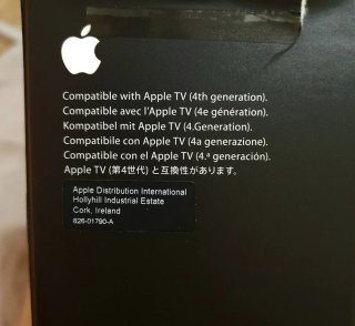 Mando Apple TV Siri Remote + Cable Carga