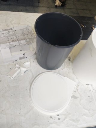Cubo Basura Giratorio Cocina Armario