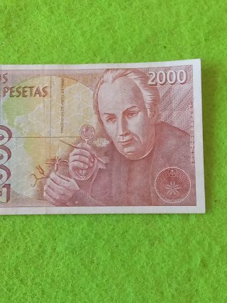 Billete 2000 Pesetas España 1992