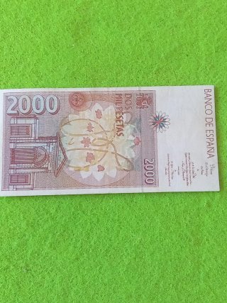 Billete 2000 Pesetas España 1992