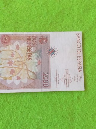Billete 2000 Pesetas España 1992