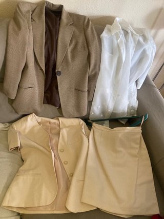 Vestido mujer beige
