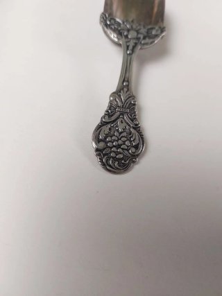 Cucchiaio Argento Vintage Decorato