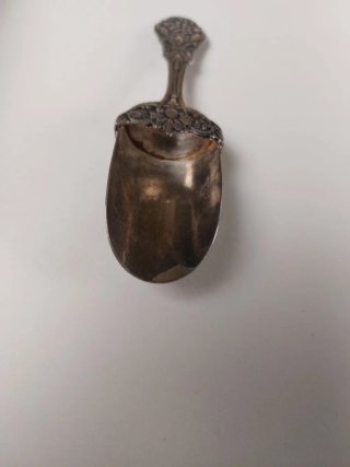 Cucchiaio Argento Vintage Decorato