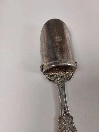 Cucchiaio Argento Vintage Decorato