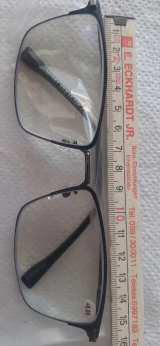 2Montura de gafas .de titano.Gafa de lectura÷6