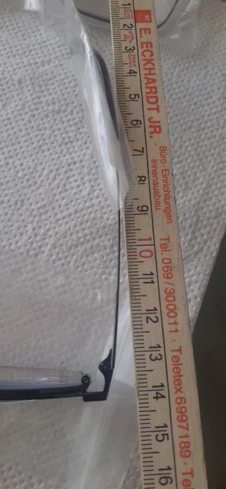 2Montura de gafas .de titano.Gafa de lectura÷6