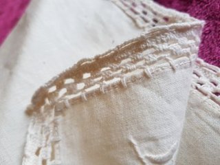 Servilletas antiguas bordadas a mano