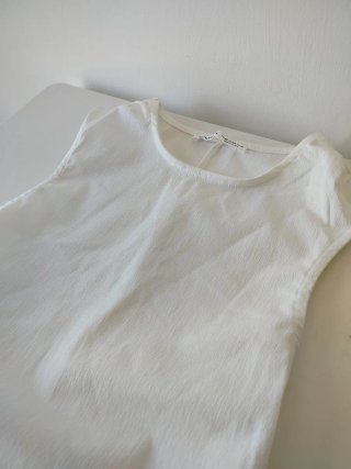 Vestito corto bianco