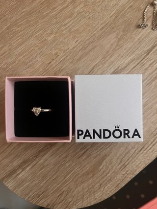 Anillo Pandora Corazón Plata