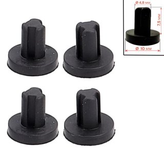 Kit 4 Gommini Antigraffio Griglie Piano Cottura