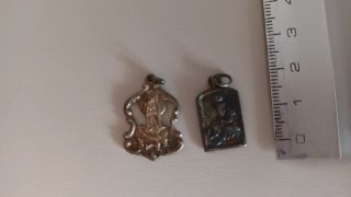 2 Medallas Religiosas antiguas