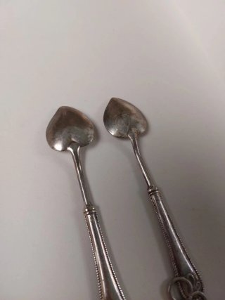Set 2 Cucchiai Vintage Cuore