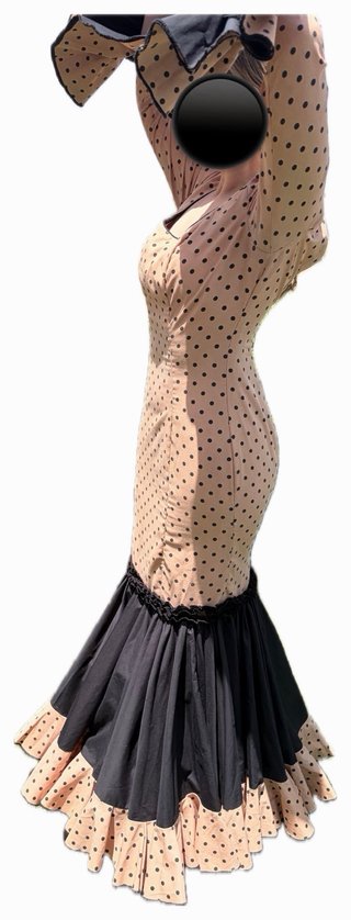 Traje Flamenca Lunares Talla XXL