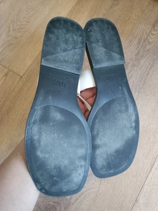 Sandalias Zara Blancas Talla 40