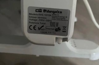 Orbegozo Radiador Eléctrico Bajo Consumo
