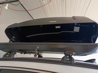 Cofre techo Thule con barras cruz