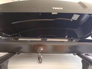 Cofre techo Thule con barras cruz