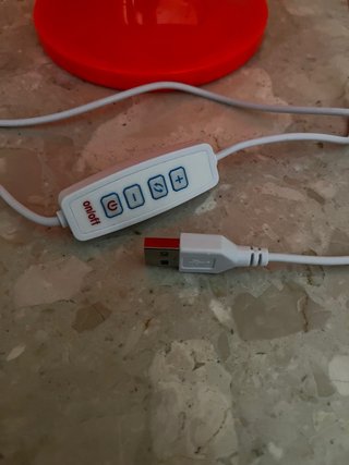 Lampada Fungo Mushroom Arancione USB