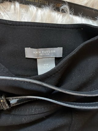Falda Ann Taylor Negra Talla XS/34