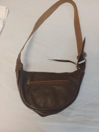 2 Bolsos Piel Marrón y Naranja Sin Estrenar