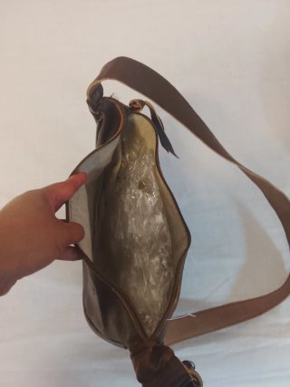 2 Bolsos Piel Marrón y Naranja Sin Estrenar