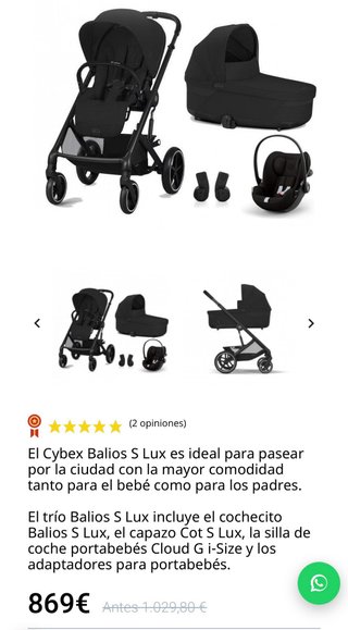 Cochecito Cybex Balios S